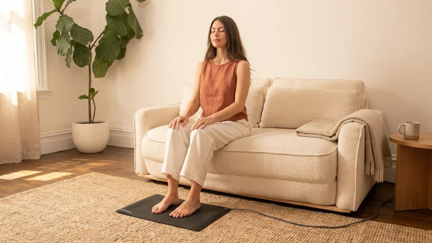 Relievian Earth Mat in use