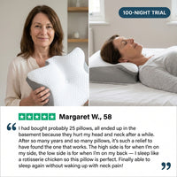 Relievian 2-in-1 Cervical Contour Pillow