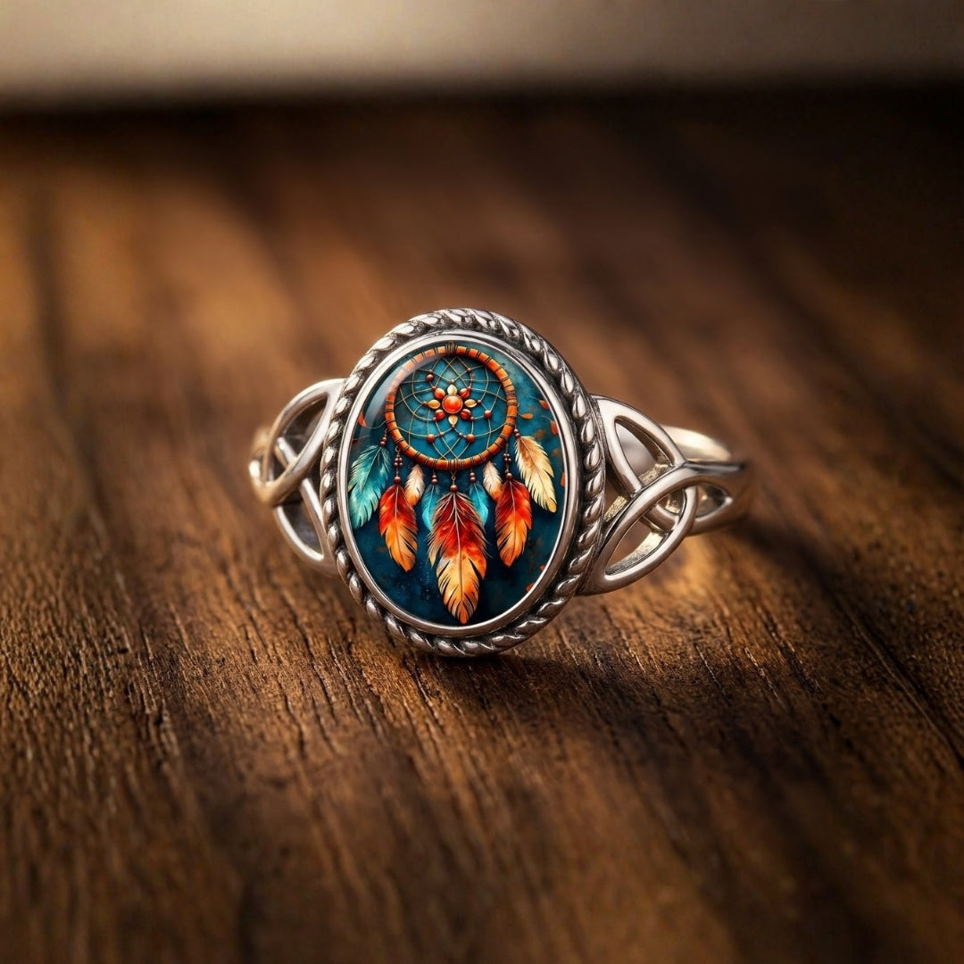 Phoenix Seal Silver Ring