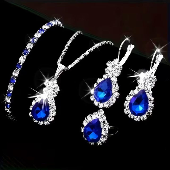 Complete Royal Blue Tear Drop Set