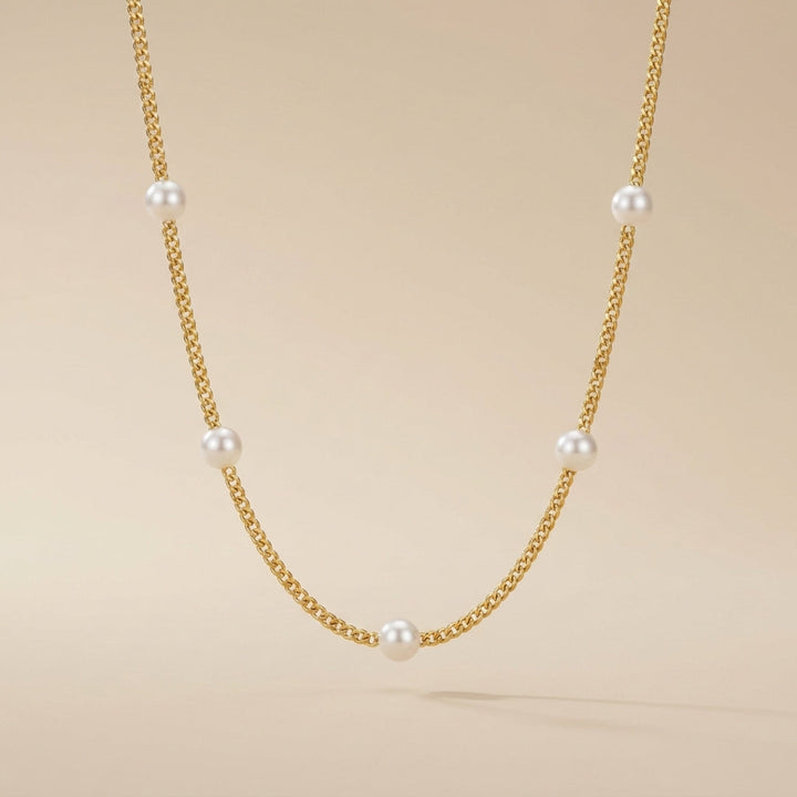 Nura Pearl 18K Gold Necklace