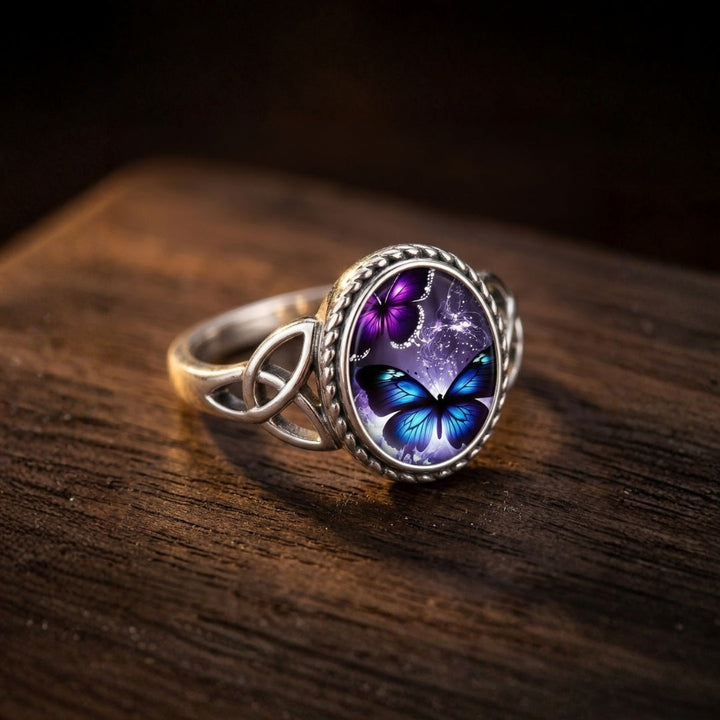 Fantasy Butterfly Silver Ring