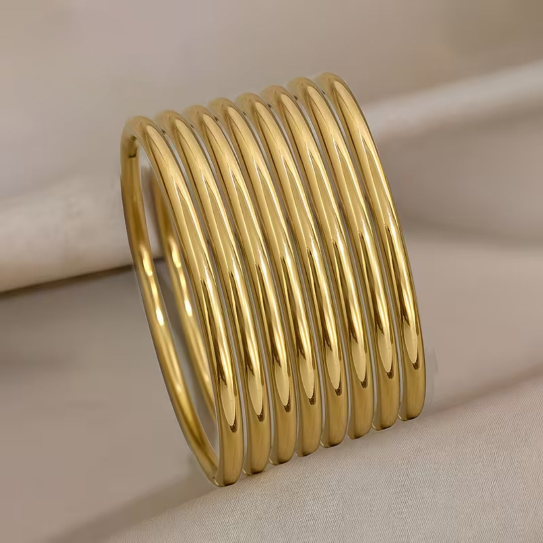 Minimalist Multi-Row Stack Bracelet