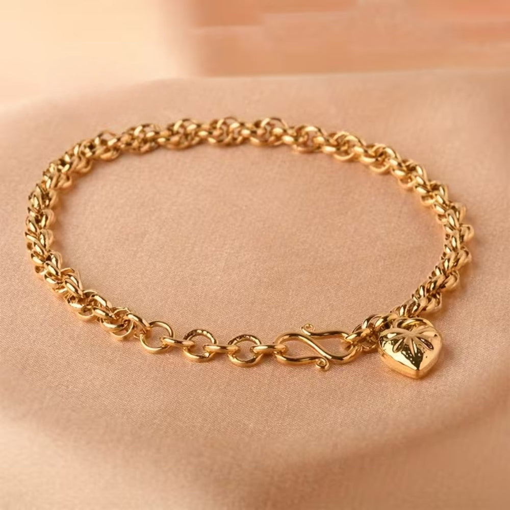Golden Heart Bracelet
