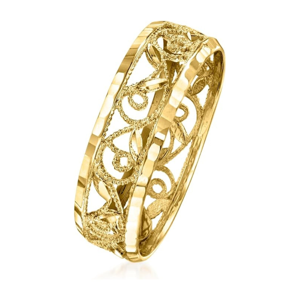 Filigree Leaf Ring