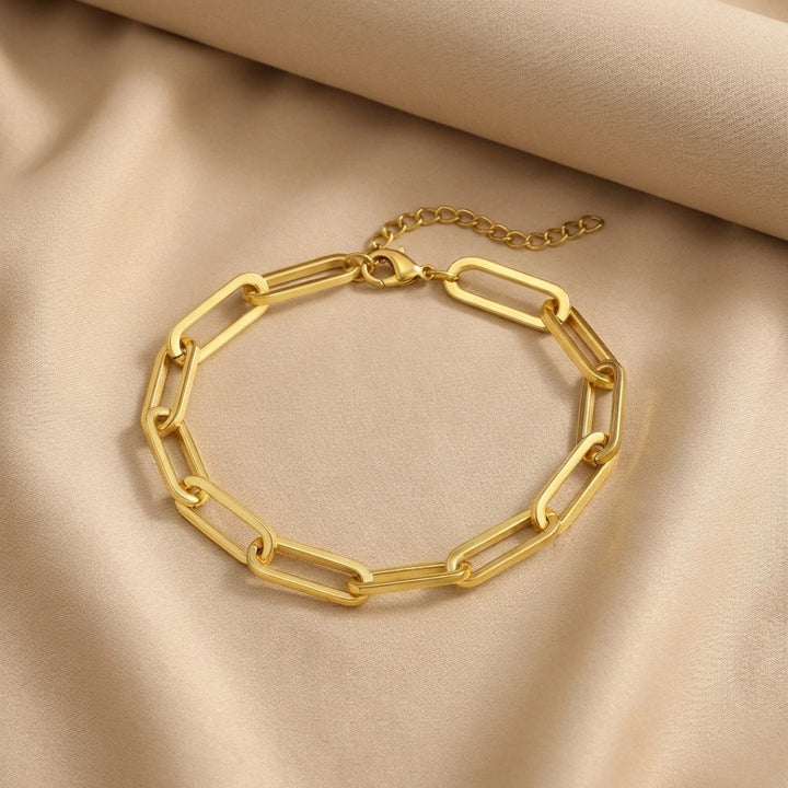 Tulum Chunky Paperclip Bracelet