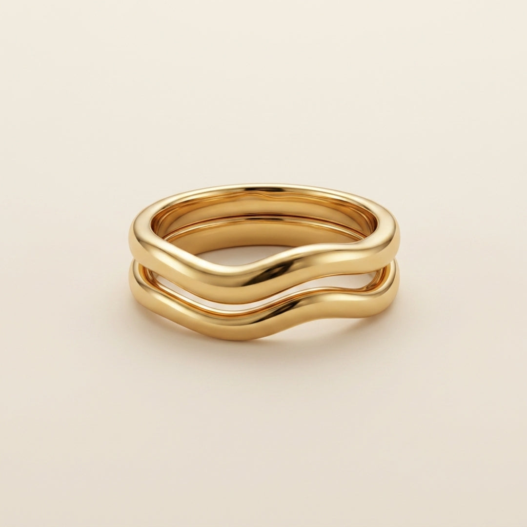 Gold Infinity Loop Ring