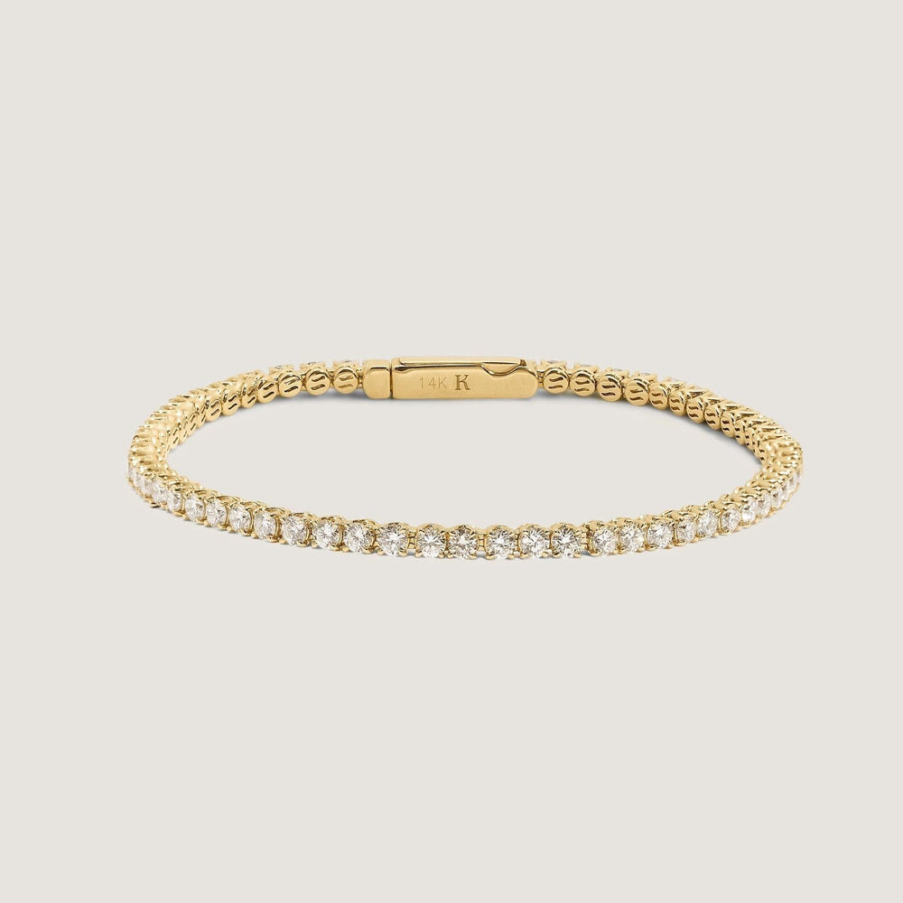 Eternity Diana Tennis Bracelet 3ctw Yellow Gold
