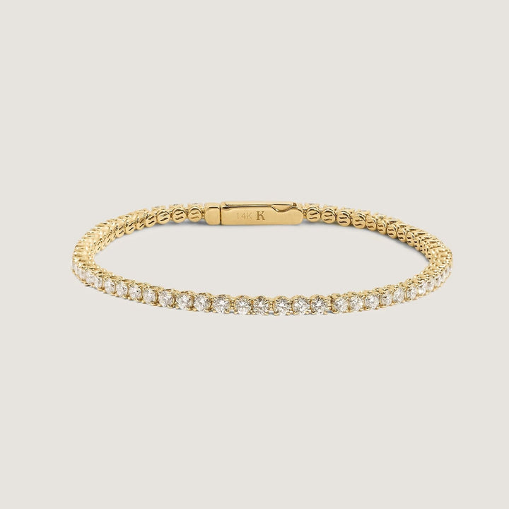 Eternity Diana Tennis Bracelet 3ctw Yellow Gold