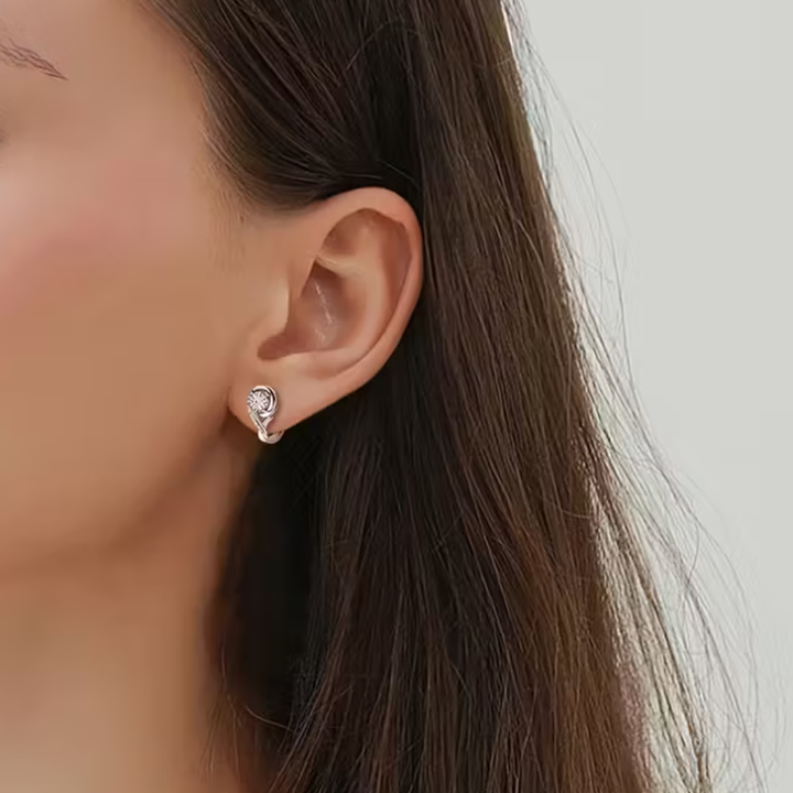 Infinity Sparkle Studs Earrings