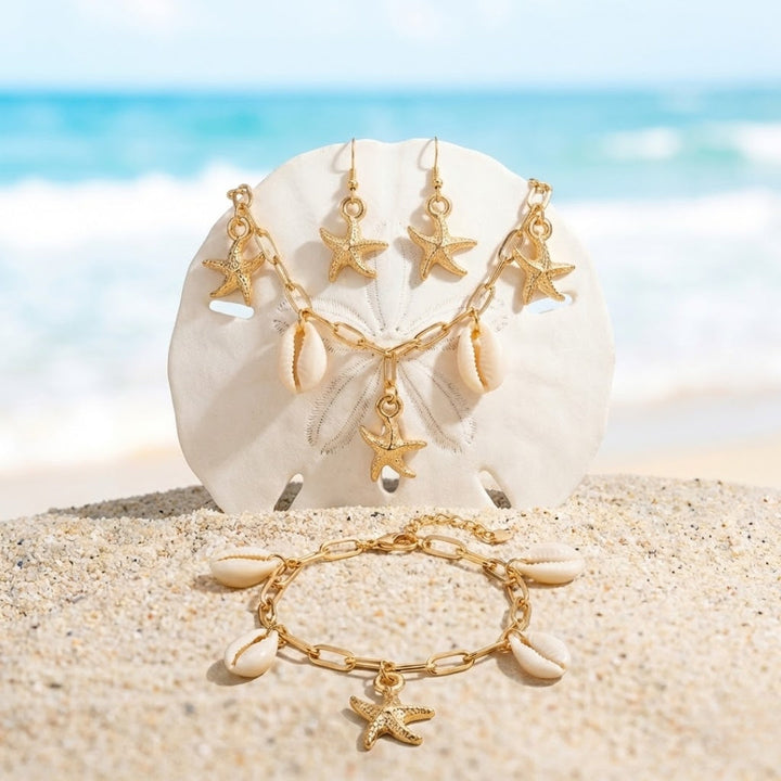 Elegant Ocean Necklace Set