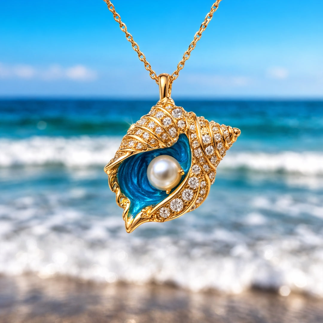 Golden Shell Necklace
