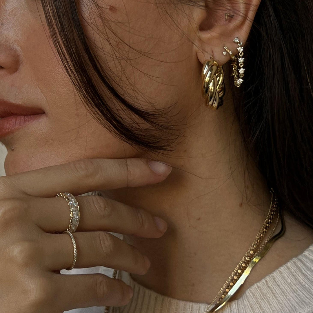 Jane Radiant Eternity Ring Diamond Yellow Gold