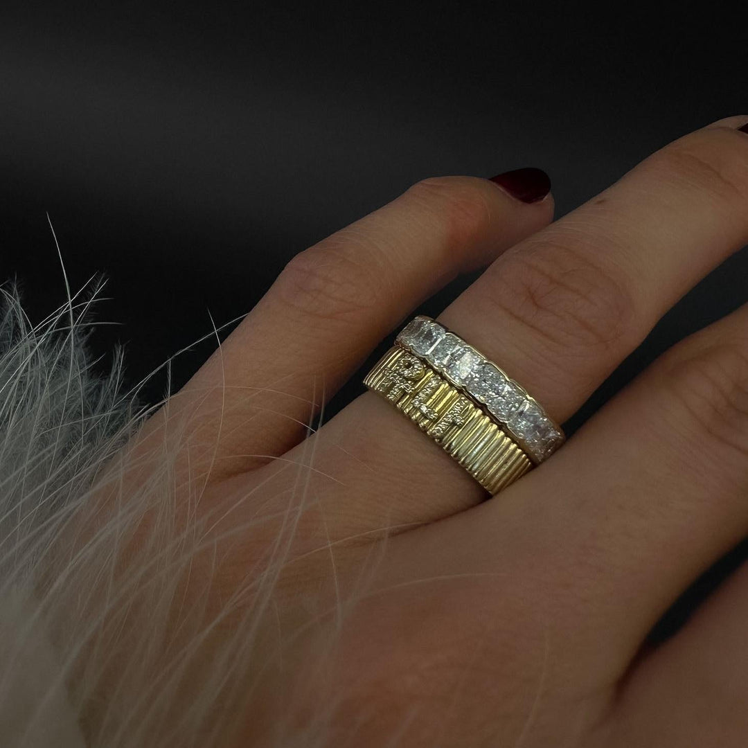 Jane Radiant Eternity Ring Diamond Yellow Gold