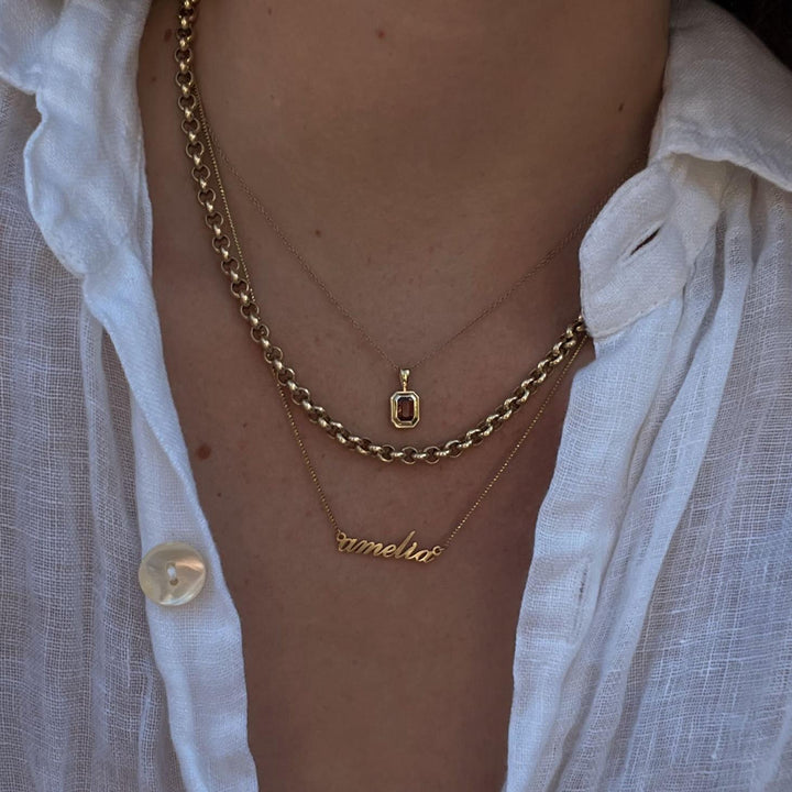 Dear Kaia Nameplate Necklace