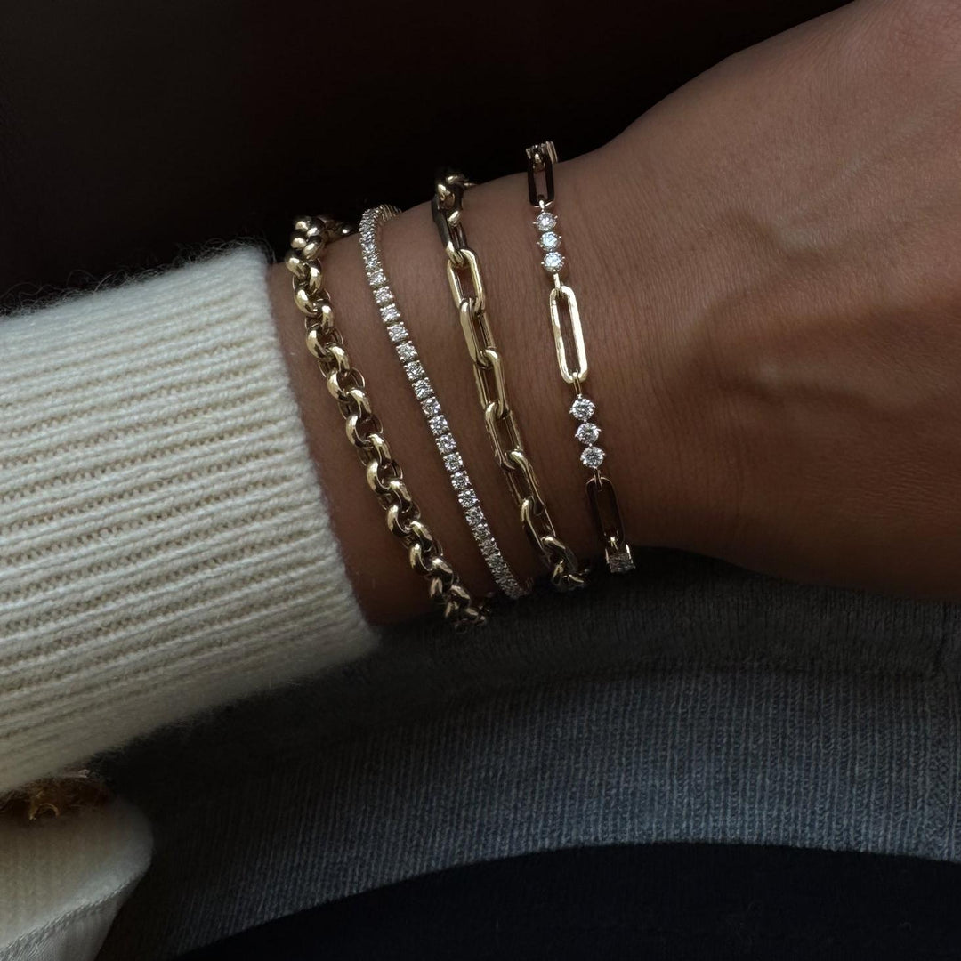 Matis Rolo Link Chain Bracelet