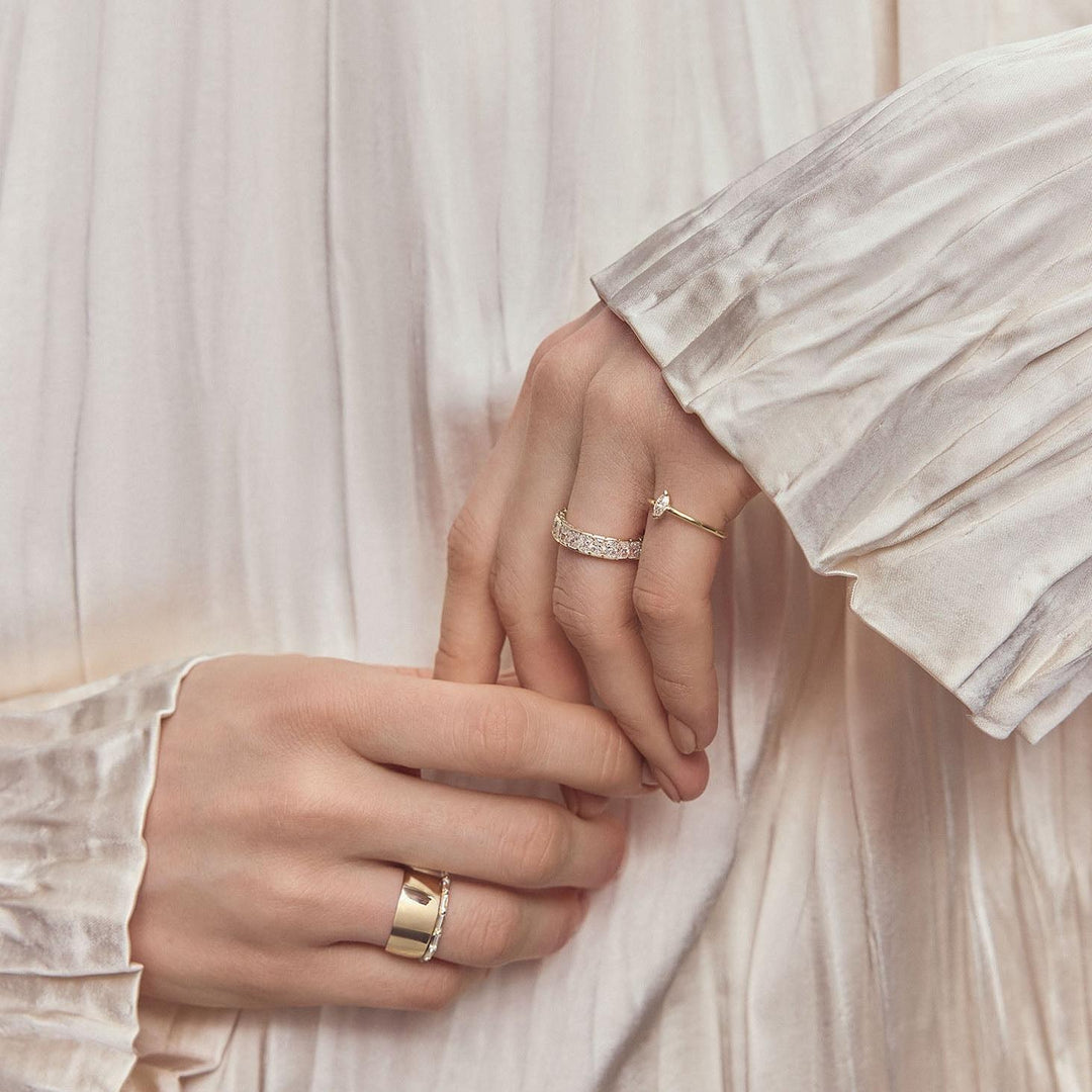Jane Radiant Eternity Ring Diamond Yellow Gold