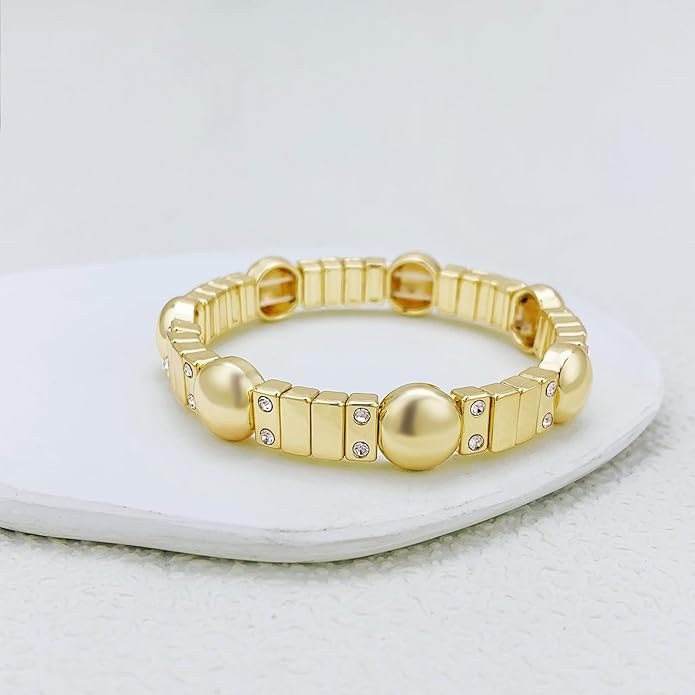 Geometric Bead Bracelet