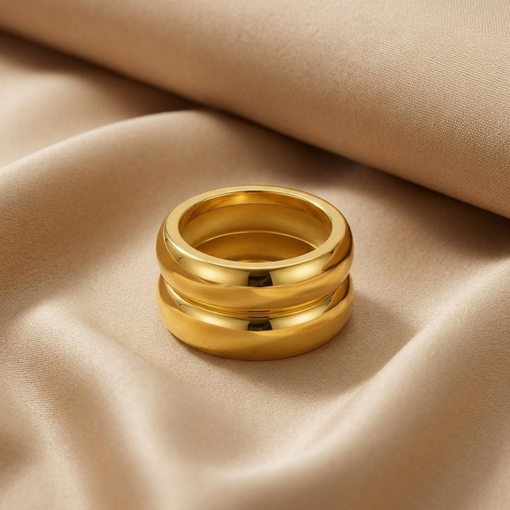 Birdie Stack Ring