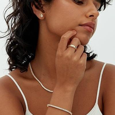 Tennis bracelet | Gold