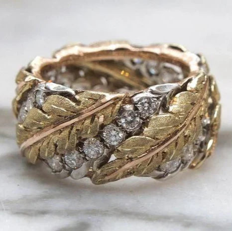 Vintage Gold &amp; Diamond Ring