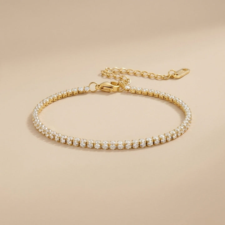 Cordelia Gold Tennis Bracelet