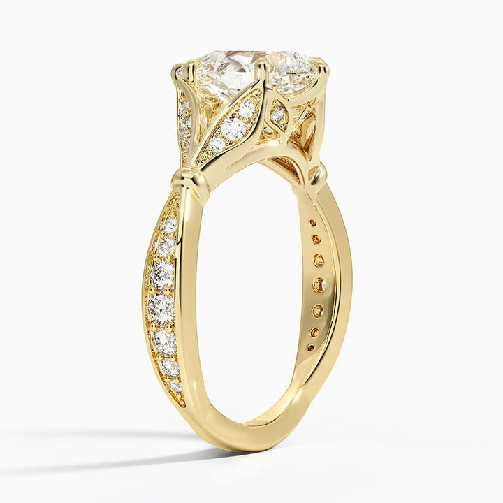 Zinnia Pear Ring