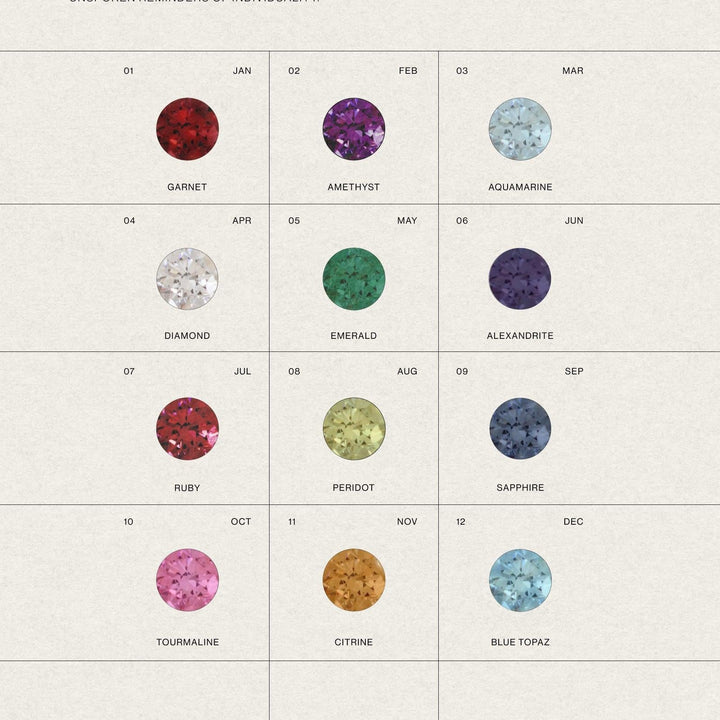 Noelle Pavé Dome Birthstone Charm Diamond