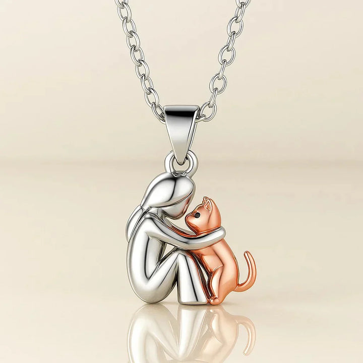 Hug Kitty Necklace