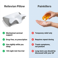 Relievian 2-in-1 Cervical Contour Pillow