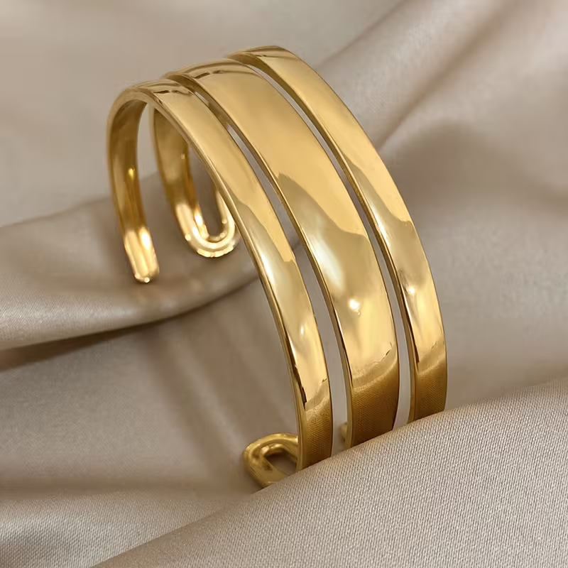 Modern Triple Bracelet