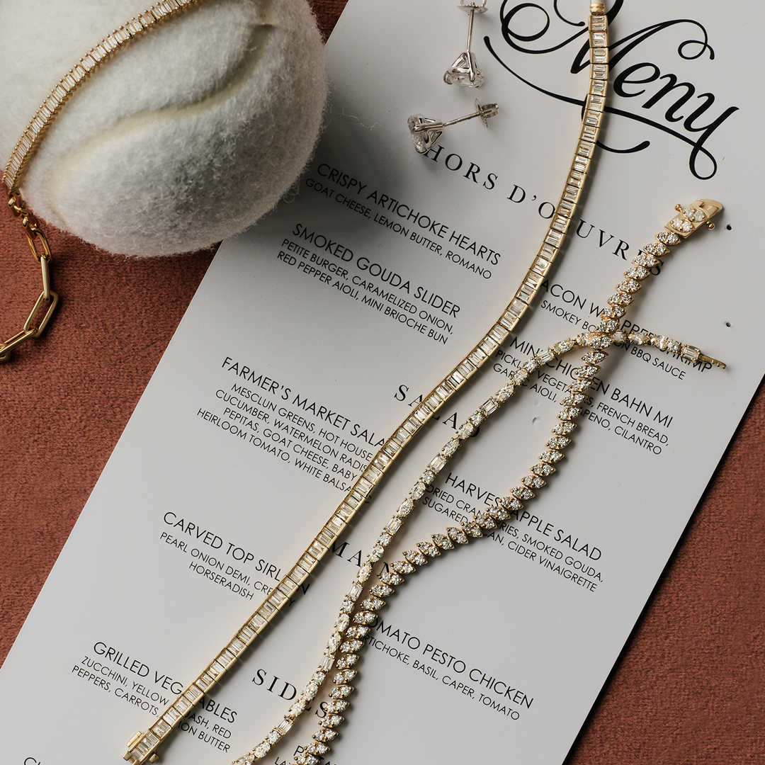 Chris Baguette Tennis Bracelet