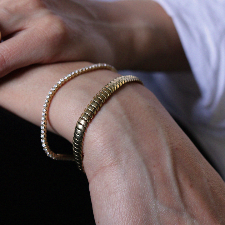 Eternity Diana Tennis Bracelet 3ctw Yellow Gold