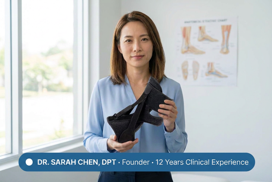 Dr. Sarah Chen — credibility headshot