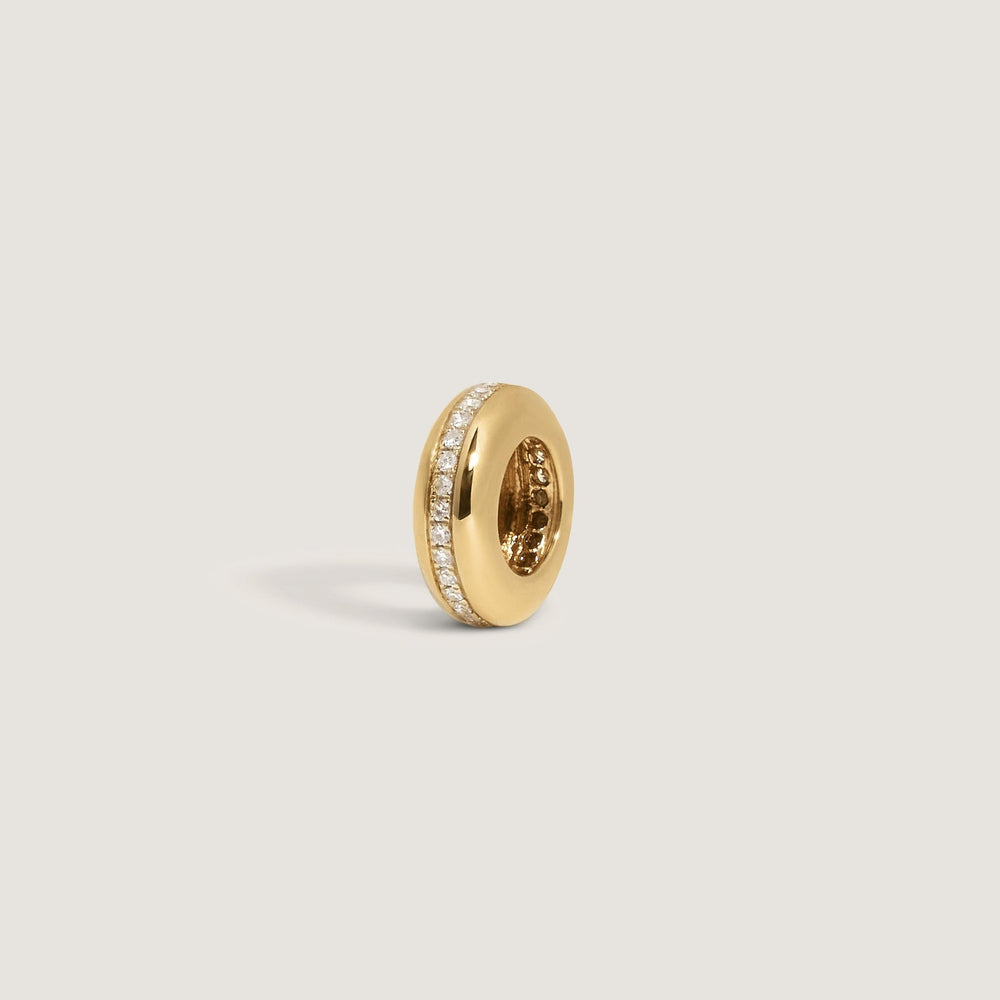 Noelle Pavé Dome Birthstone Charm Diamond