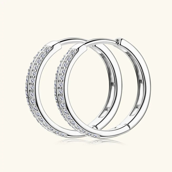 Bright Gold Hoop Earrings