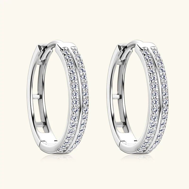 Bright Gold Hoop Earrings