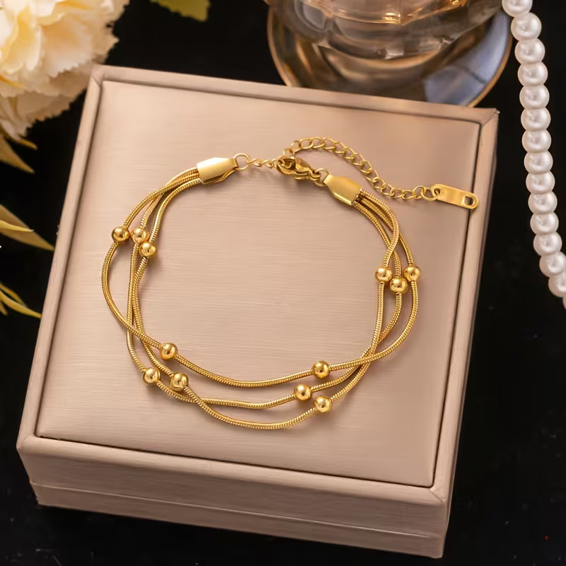 Beaded Snake Bracelet
