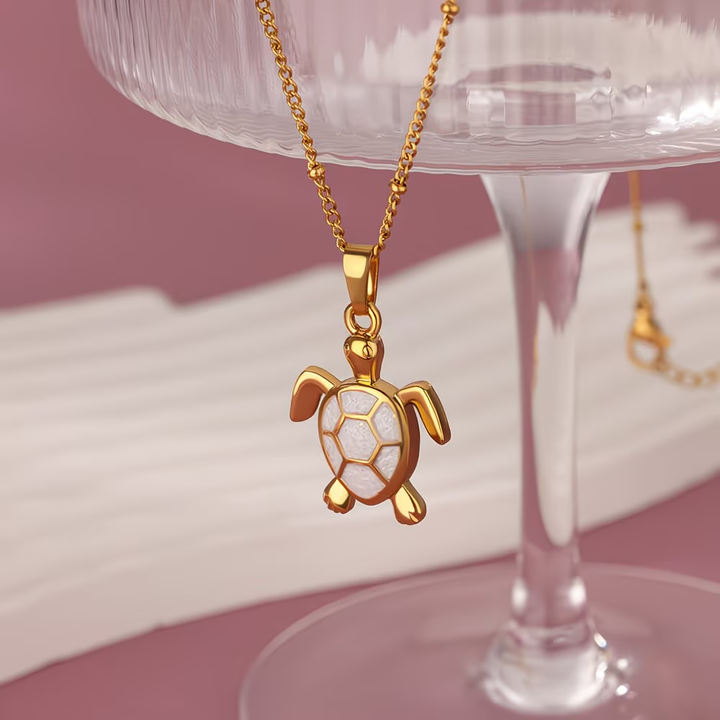 Golden Turtle Necklace