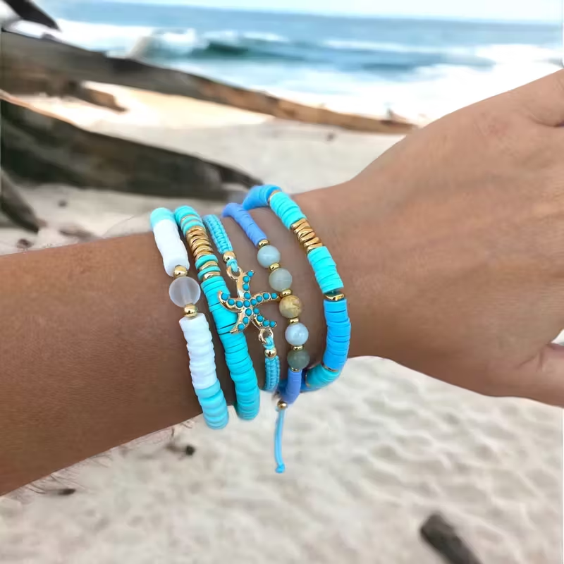 Stacked Beach Bracelet Set