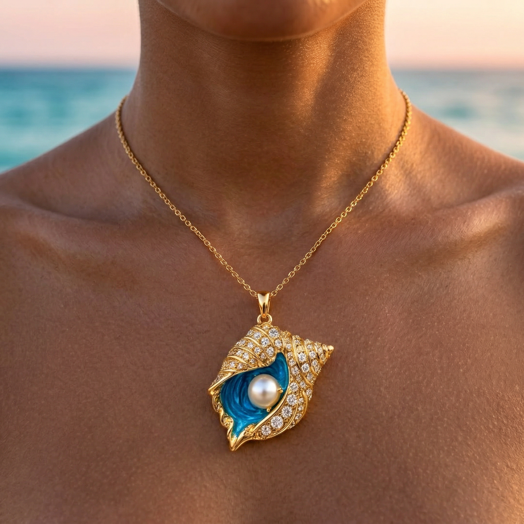 Golden Shell Necklace