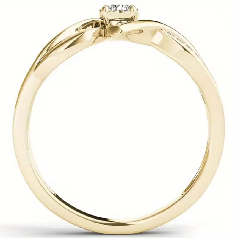 Golden Knot Promise Ring