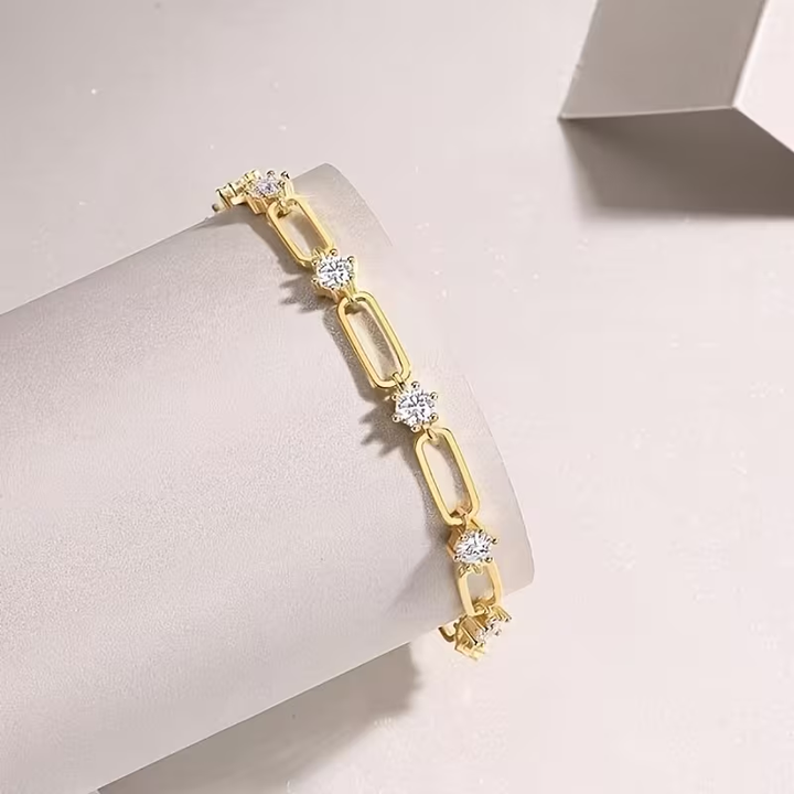 Luxury Clip Chain Gold Bracelet