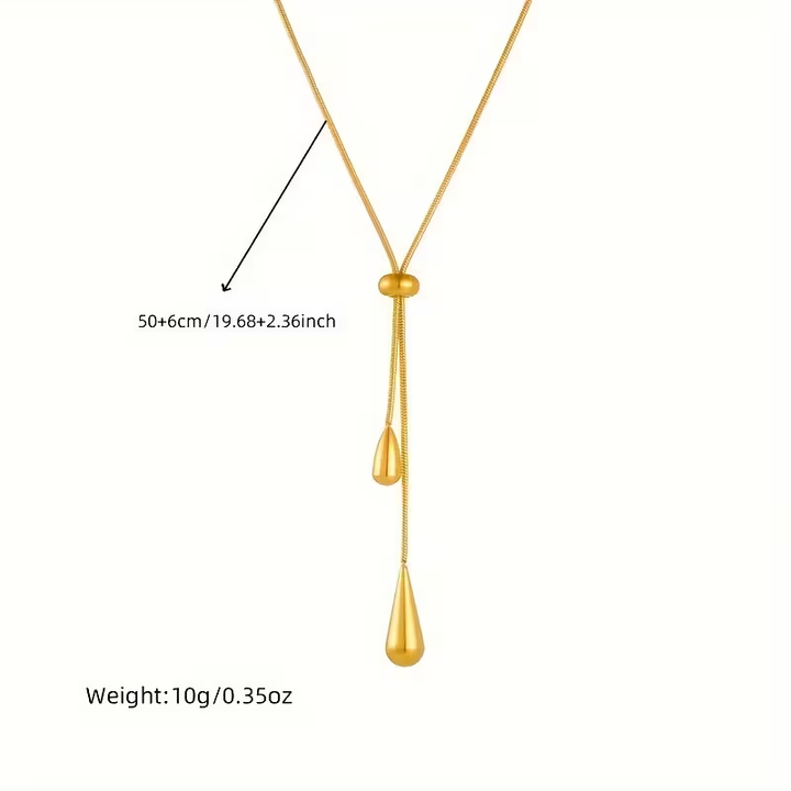 Golden Jewelry Dangle Set