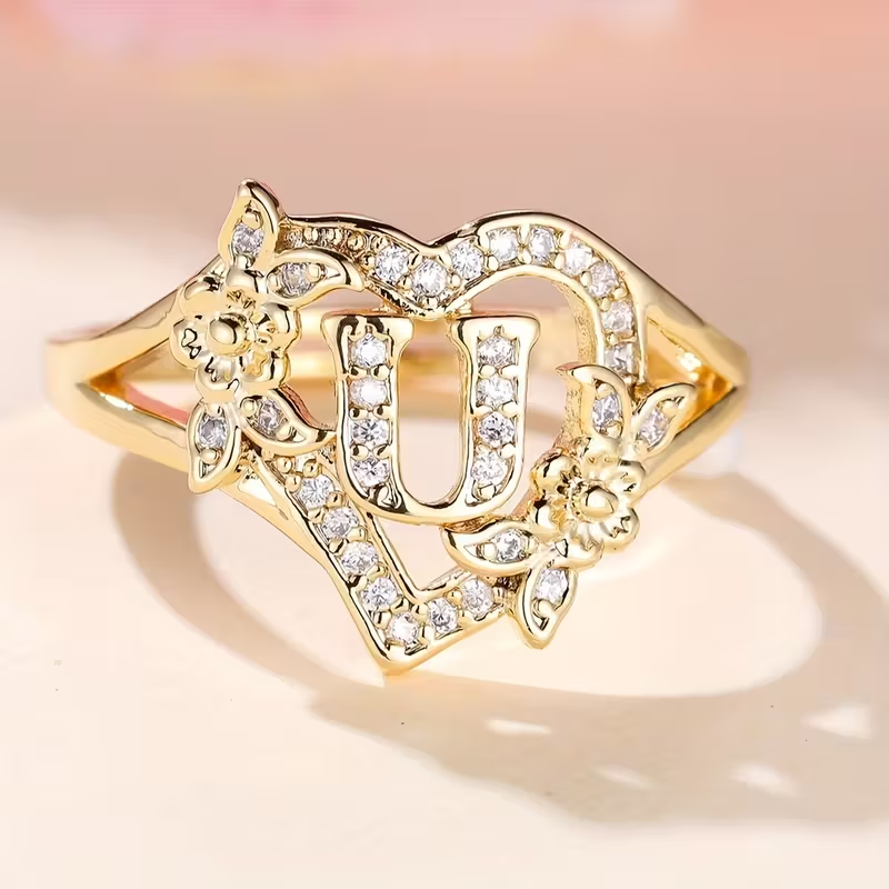 Golden Luxury Adjustable Cuff Ring