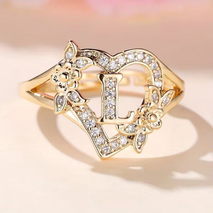 Golden Luxury Adjustable Cuff Ring