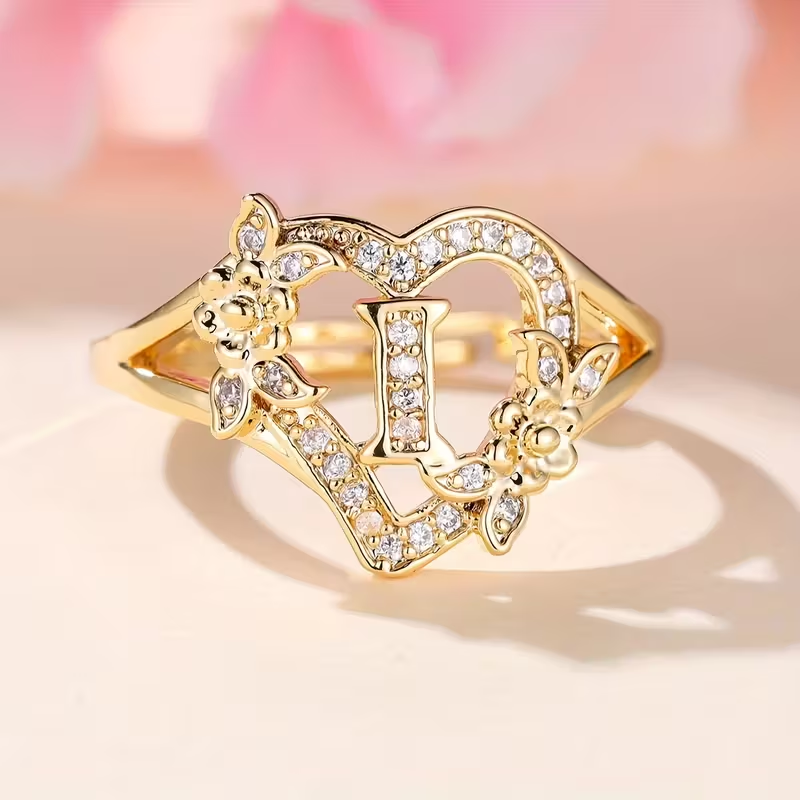 Golden Luxury Adjustable Cuff Ring