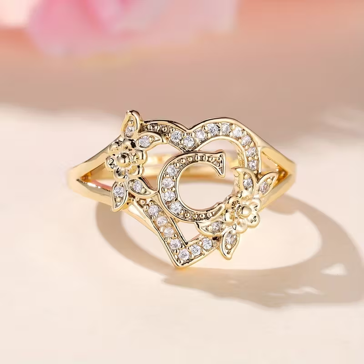 Golden Luxury Adjustable Cuff Ring