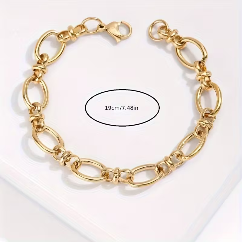 Classic Thick Stainless Steel Bracelet
