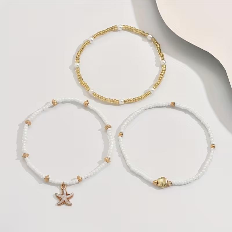 Bohemian Summer Anklet Set